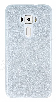 Asus ZenFone 3 ZE552KL Simli Silver Silikon Klf