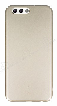 Asus ZenFone 4 ZE554KL Tam Kenar Koruma Gold Rubber Klf