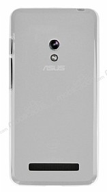 Asus ZenFone 5 effaf Beyaz Silikon Klf