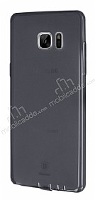 Baseus Air Case Samsung Galaxy Note FE effaf Siyah Silikon Klf