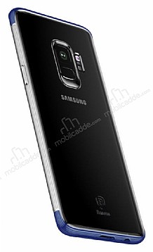 Baseus Armor Samsung Galaxy S9 Lacivert Kenarl Ultra Koruma Klf