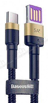 Baseus Cafule HW USB Type-C Gold Data Kablosu 1m