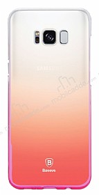 Baseus Glaze Samsung Galaxy S8 Plus Pembe Rubber Klf