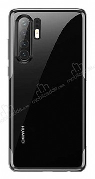 Baseus Shining Huawei P30 Pro Siyah Kenarl Silikon Klf