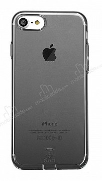 Baseus Simple Series iPhone 7 / 8 effaf Siyah Silikon Klf
