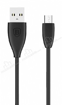 Baseus Small Pretty Micro USB Siyah Data Kablosu 1m