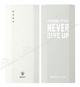 Baseus Vogue Fashion 10000 mAh Powerbank Beyaz Yedek Batarya