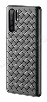 Baseus Weaving Huawei P30 Siyah Silikon Klf