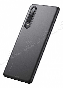 Baseus Wing Huawei P30 Ultra nce effaf Siyah Rubber Klf