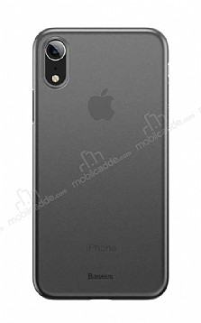 Baseus Wing iPhone XR Ultra nce effaf Siyah Rubber Klf