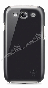 Belkin Samsung S3 / S3 Neo Parlak Siyah Sert Rubber Klf
