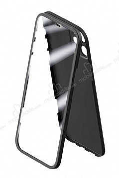 Benks Full Covered iPone 12 6.1 in 360 Derece Koruma Siyah Klf