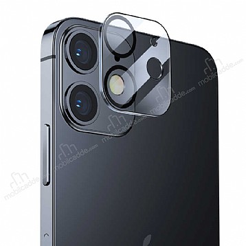 Benks Integrated iPhone 12 Mini 5.4 in Kamera Lens Koruyucu Cam