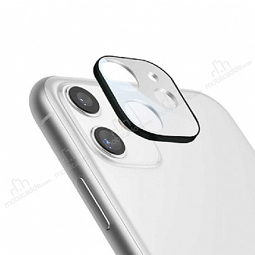 Benks iPhone 11 Beyaz Kamera Lensi Koruyucu