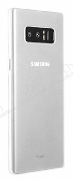 Benks Lollipop Samsung Galaxy Note 8 Ultra nce effaf Beyaz Rubber Klf