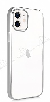 Benks Magic Glitz iPhone 12 / iPhone 12 Pro 6.1 in Silver Silikon Klf