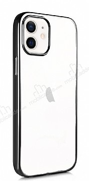 Benks Magic Glitz iPhone 12 Mini 5.4 in Siyah Silikon Klf