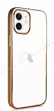 Benks Magic Glitz iPhone 12 Mini 5.4 in Gold Silikon Klf