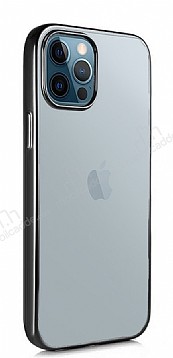Benks Magic Glitz iPhone 12 Pro Max 6.7 in Siyah Silikon Klf