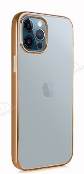 Benks Magic Glitz iPhone 12 Pro Max 6.7 in Gold Silikon Klf