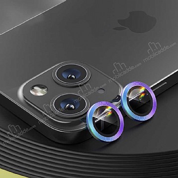 Benks New KR iPhone 13 / 13 Mini Renkli Kamera Lens Koruyucu