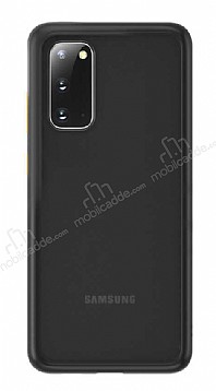 Benks Samsung Galaxy S20 Smooth Drop Siyah Silikon Klf
