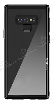 Benks Shiny Glass Samsung Galaxy Note 9 Cam Siyah Klf