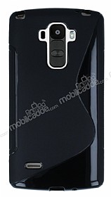 LG G4 Stylus Desenli Siyah Silikon Klf