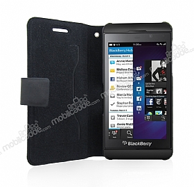 Doormoon BlackBerry Z10 Lux Kapakl Deri Klf