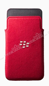 BlackBerry Z10 Orjinal Mikrofiber Pocket Krmz Klf