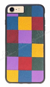 Bouletta iPhone 7 / 8 Saffino Rainbow Gerek Deri Klf