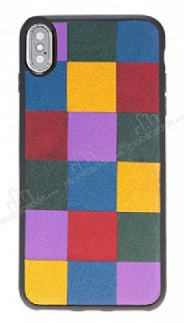 Bouletta iPhone X / XS Saffino Rainbow Gerek Deri Klf