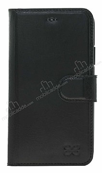 Bouletta Magic Wallet iPhone X / XS Siyah Gerek Deri Klf