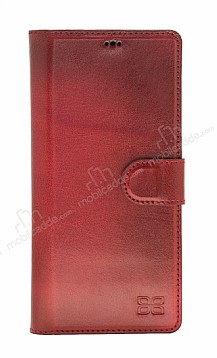 Bouletta Magic Wallet Samsung Galaxy Note 9 V4EF Krmz Gerek Deri Klf