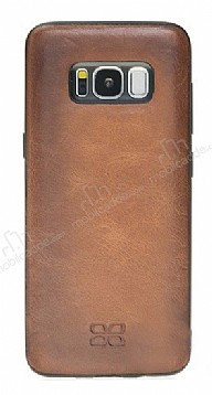 Bouletta Samsung Galaxy S8 RST2EF Kahverengi Gerek Deri Klf