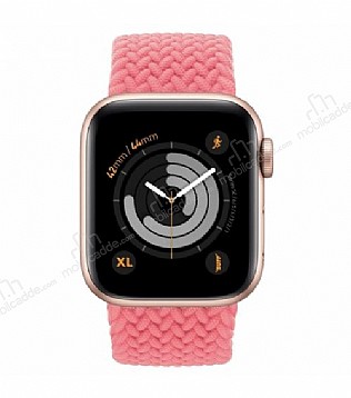 Buff Apple Watch Ultra Pink Braided rg Kordon 49mm Extra Small