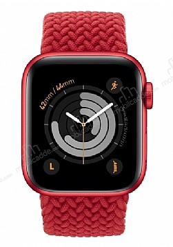 Buff Apple Watch Ultra Red Braided rg Kordon 49mm Small
