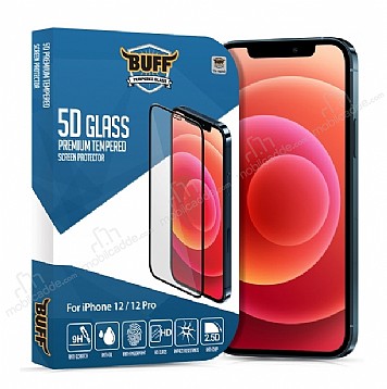 Buff iPhone 12 / 12 Pro 5D Glass Ekran Koruyucu