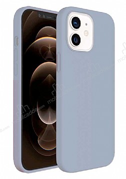 Buff iPhone 12 Mini 5.4 in Rubber S Blue Silikon Klf
