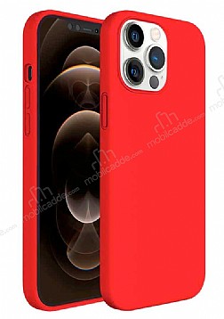 Buff iPhone 12 Pro Max 6.7 in Rubber S Red Silikon Klf