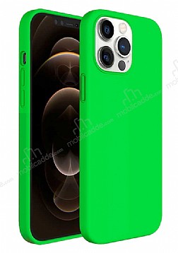 Buff iPhone 12 Pro Max 6.7 in Rubber S Neon Green Silikon Klf