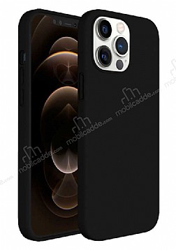 Buff iPhone 12 Pro Max 6.7 in Rubber S Black Silikon Klf