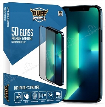 Buff iPhone 13 Pro Max 5D Glass Ekran Koruyucu