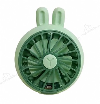 Bunny Yeşil Vantilatör Bilek Fanı
