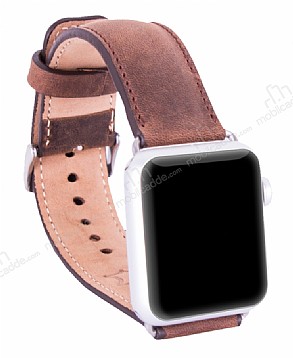Bouletta Apple Watch G2 Kahverengi Gerek Deri Kordon (42 mm)
