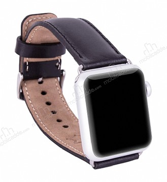 Bouletta Apple Watch RST1 Siyah Gerek Deri Kordon (38 mm)