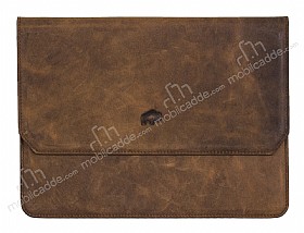 Burkley Cover Vintage Bag Apple iPad Pro 12.9 Antique Coffee Gerek Deri Klf