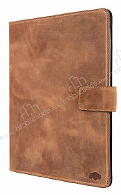 Burkley Cover Wallet Folio Apple iPad Pro 9.7 Antique Camel Gerek Deri Klf
