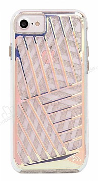 Case-Mate iPhone 6 / 6S / 7 / 8 Iltl Silikon Kenarl Premium Gold Klf