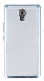 Casper Via A1 Plus Silver Kenarl effaf Silikon Klf
